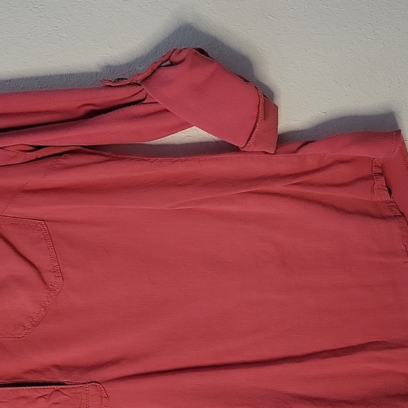 Sonoma Roll-Tab Henley Shirt, Blouse, S, Terracotta, GUC - Picture 4 of 5